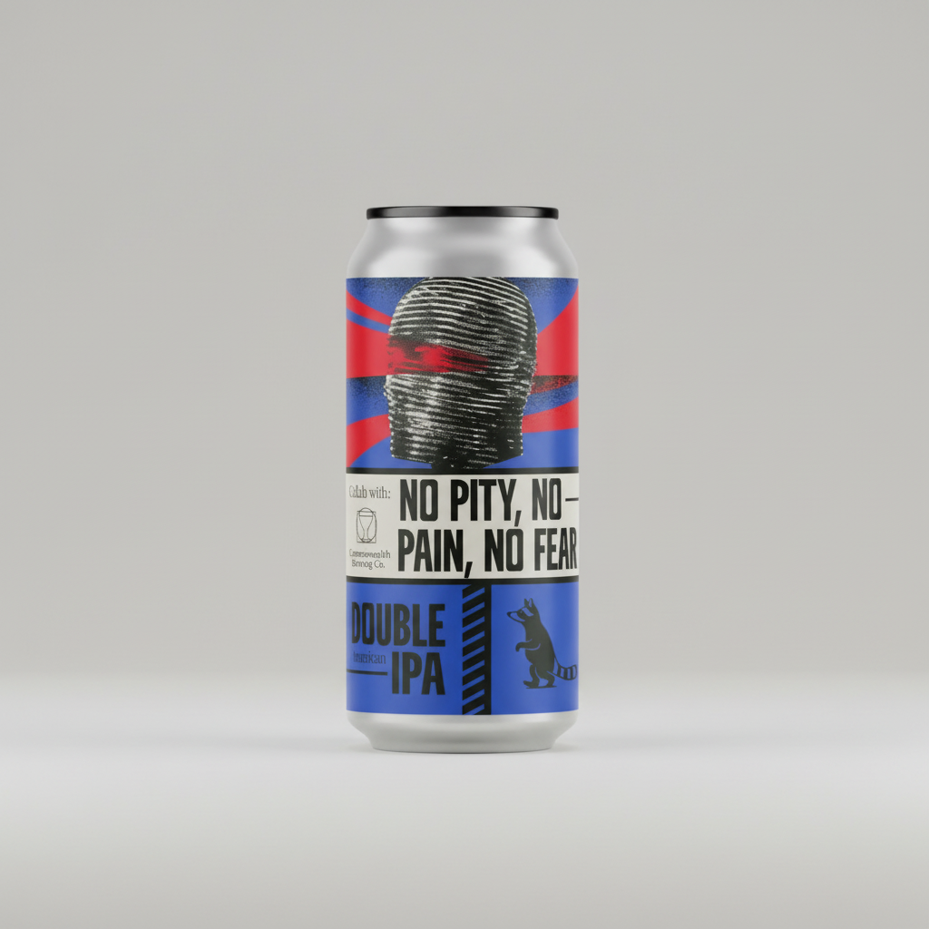 No pity, no pain, no fear - double american IPA 7.6%